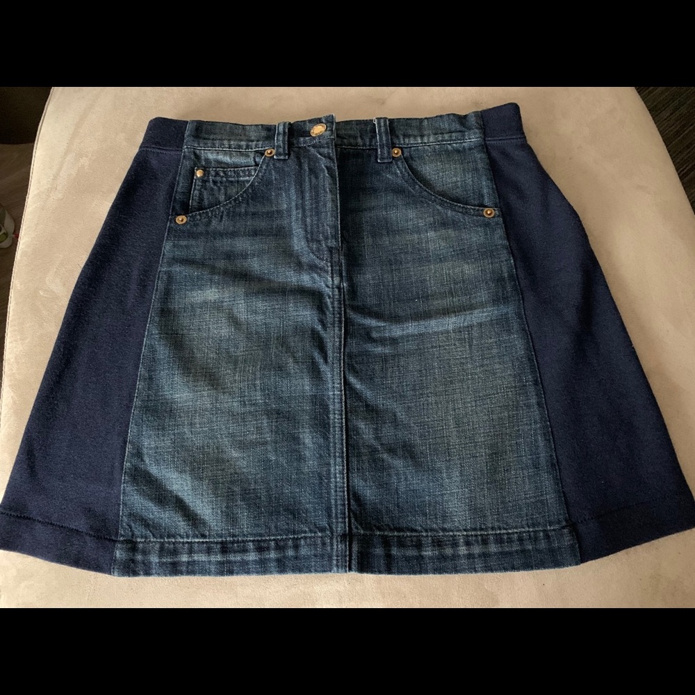 Louis Vuitton denim skirt